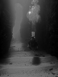 My friend John Chapman from World Diving Lembongan in the... by Christian Nielsen 